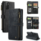 CaseMe C30 Multifunctional Phone Leather Case with Holder & Card Slot & Wallet, For Samsung Galaxy S22 5G, For Samsung Galaxy S22+ 5G, For Samsung Galaxy S22 Ultra 5G